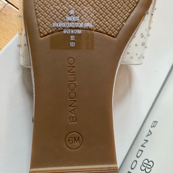Bandolino clear embellished slide sandals - Picture 7 of 7